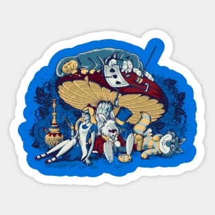 Stoned In Wonderland Sticker